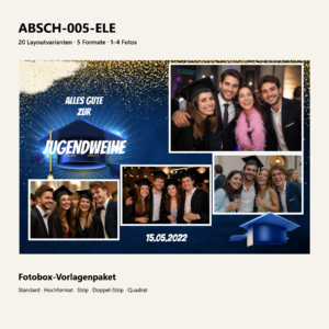 ABSCH-005-ELE Fotoboxvorlage – Vorschau