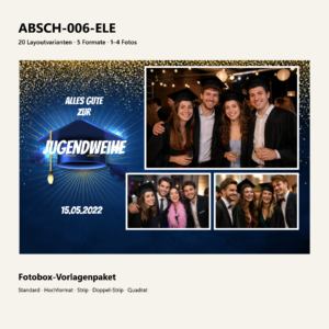 ABSCH-006-ELE Fotoboxvorlage – Vorschau