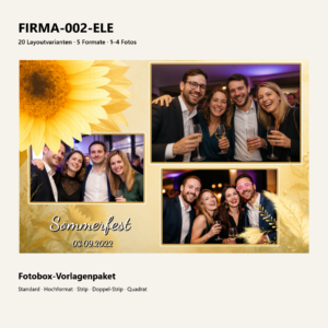 FIRMA-002-ELE Fotoboxvorlage – Vorschau