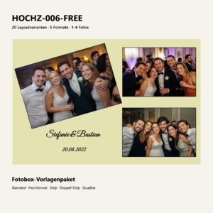 HOCHZ-006-FREE Fotoboxvorlage – Vorschau