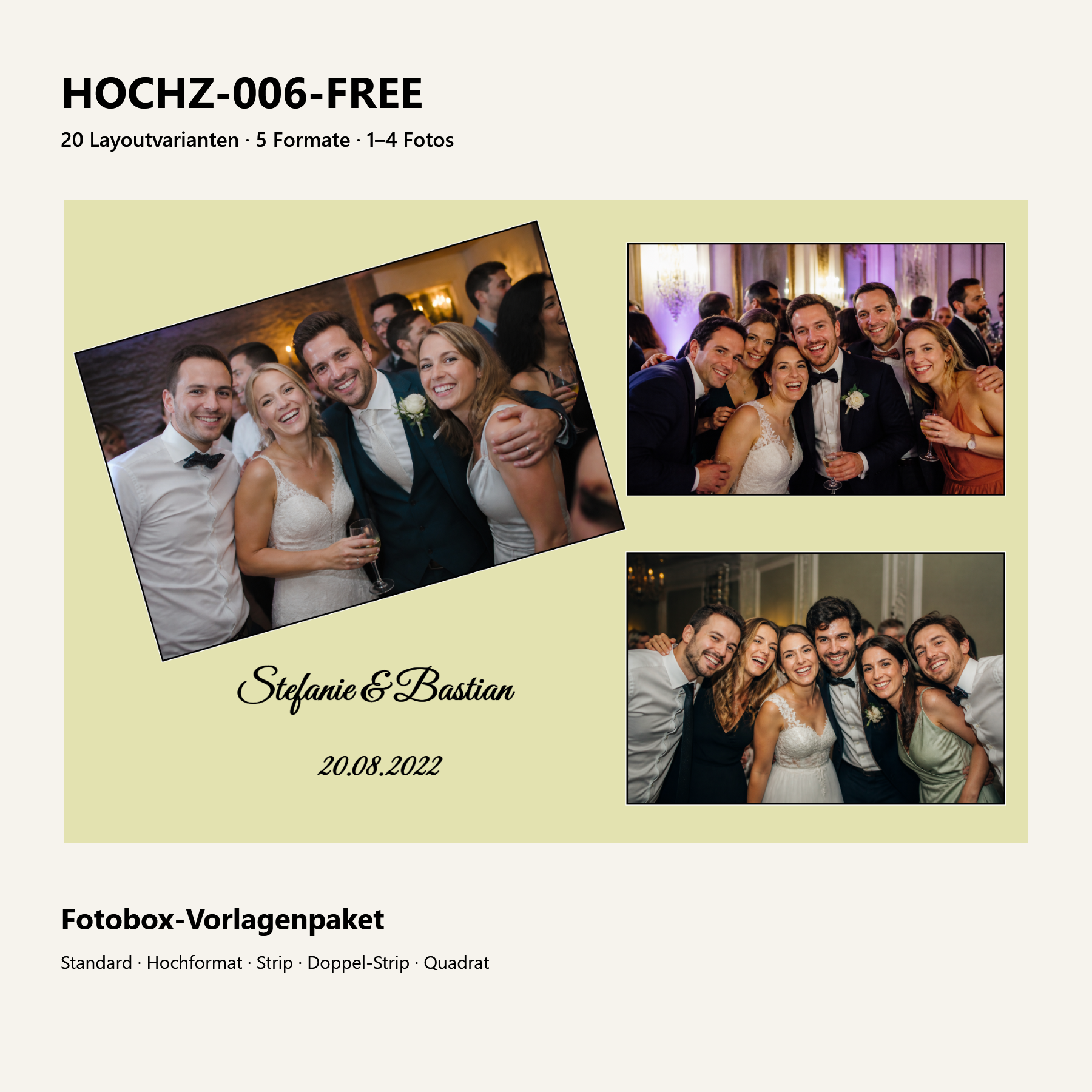 HOCHZ-006-FREE Fotoboxvorlage – Vorschau