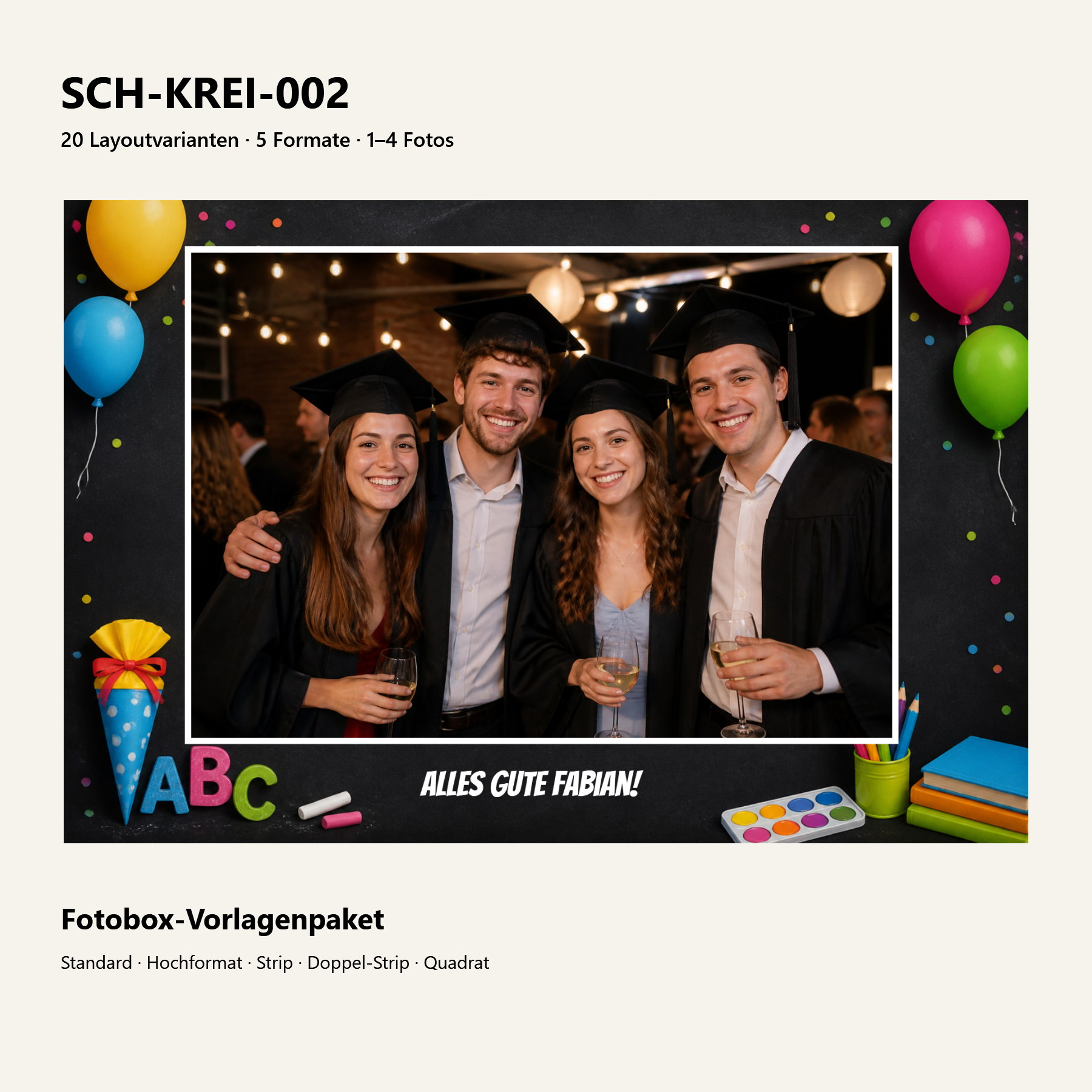 SCH-KREI-002 Fotoboxvorlage – Vorschau